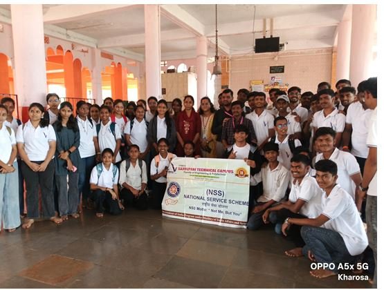 SWACHTA ABHIYAN AT KHAROSA TEMPLE & LENI