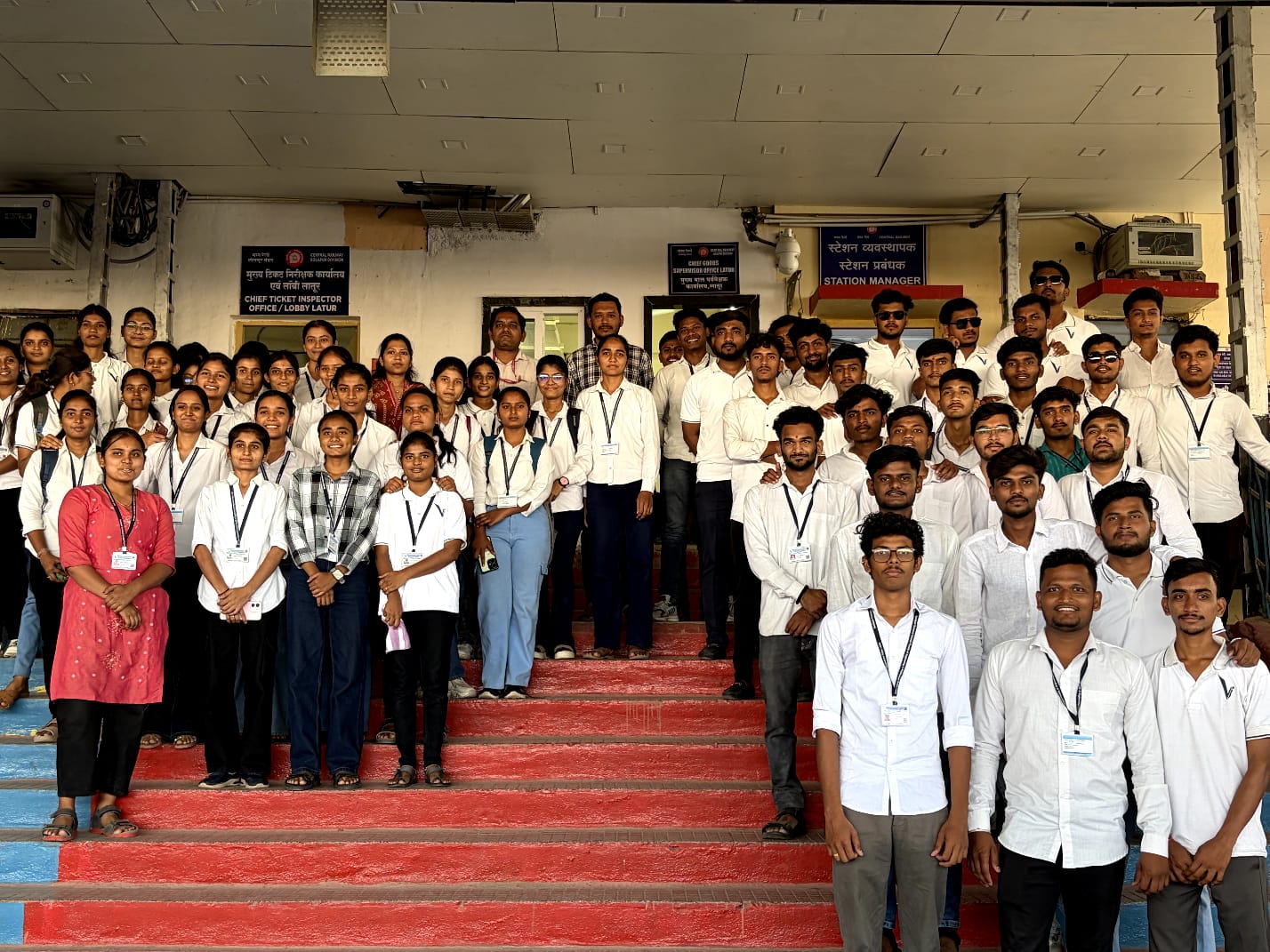 Industrial Visit to Railway Station, Latur: Practical Insights into Communication and Signaling